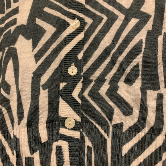 Loft Geometric Print Cardigan - Picture 7 of 7